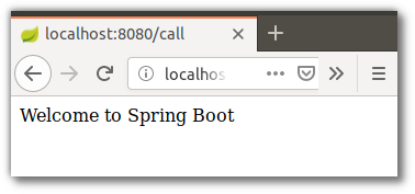 image of localhost running spring boot app