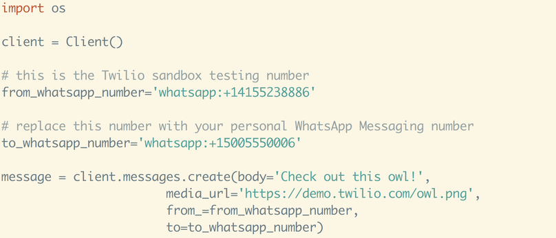 Como enviar mensagens com mídia em anexo no WhatsApp em Python