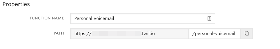 Personal voicemail route in Twilio