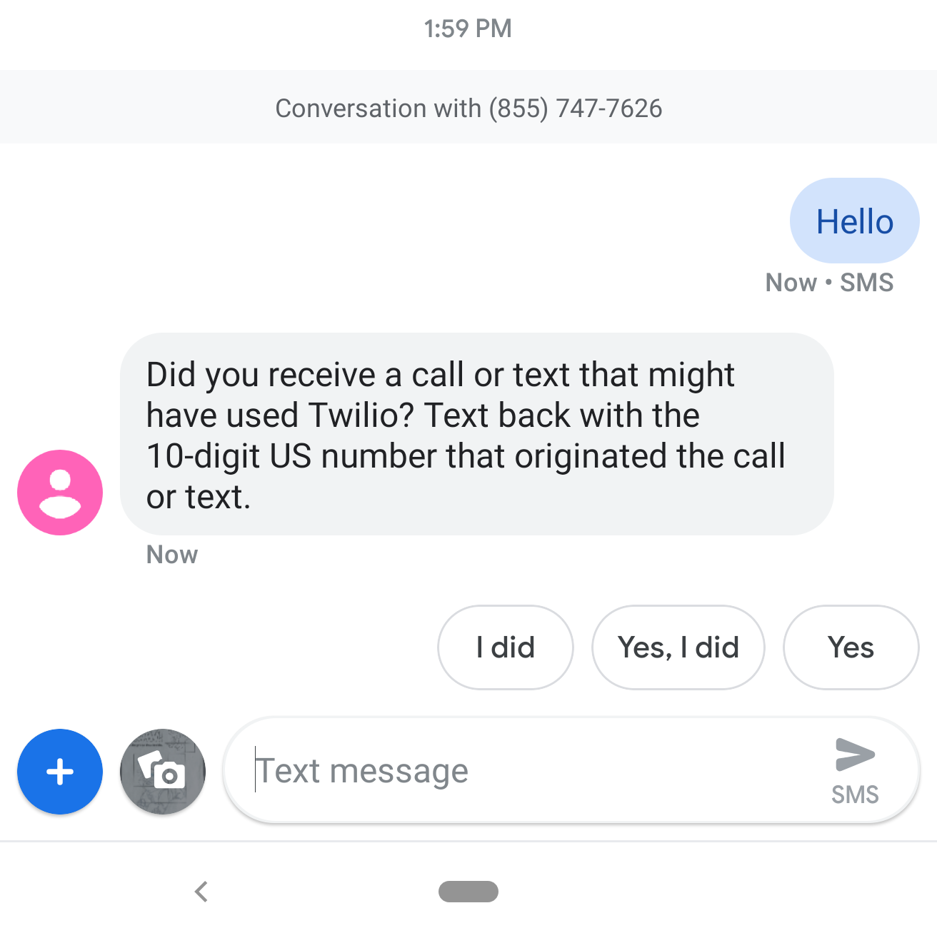 Lookup a phone number's carrier with Twilio