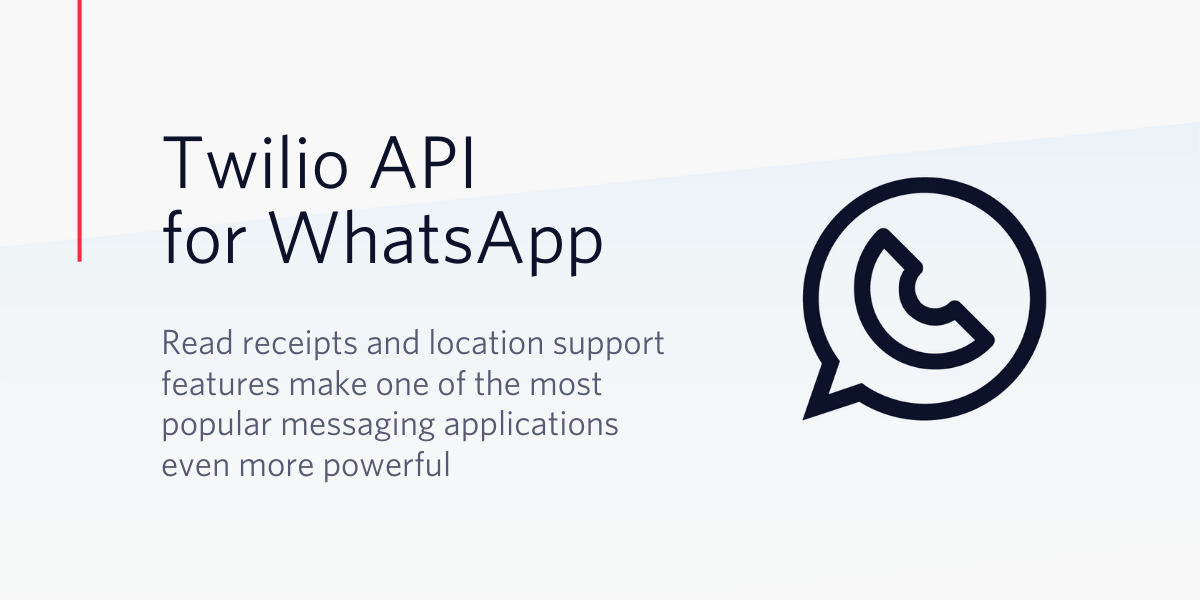 New rich messaging features support deeper customer engagement on Twilio API for WhatsApp New rich messaging features support deeper customer engagement on Twilio API for WhatsApp