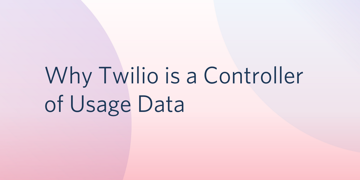 Twilio Controller Usage Data