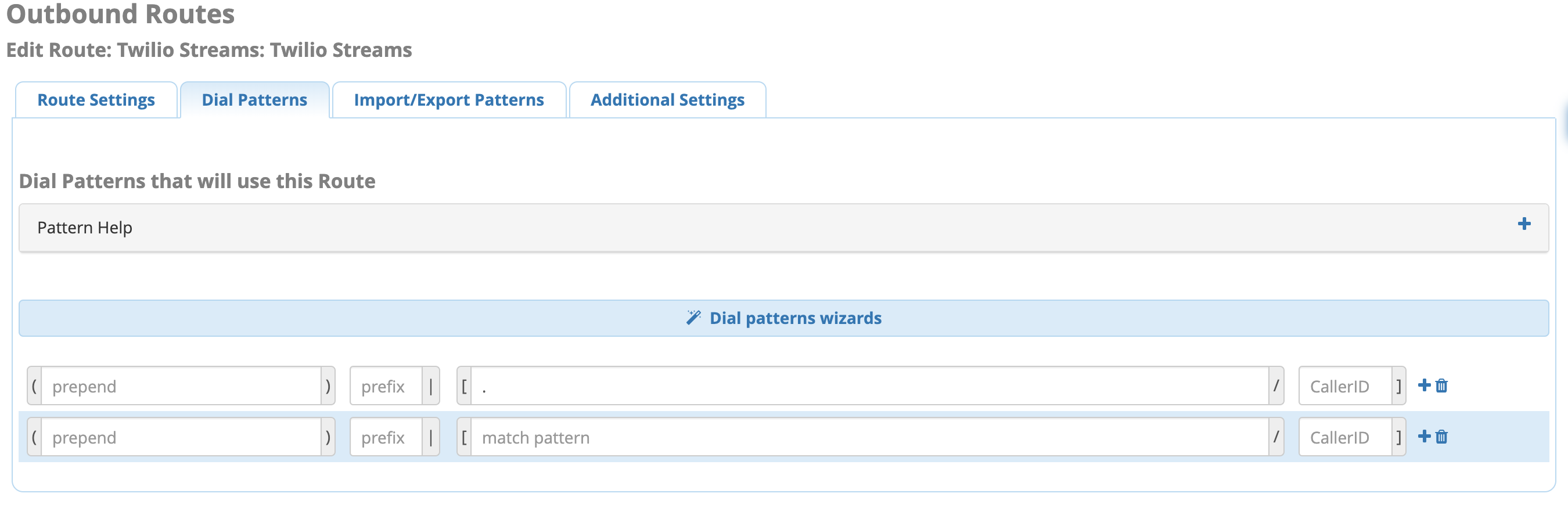 Dial Plan FreePBX