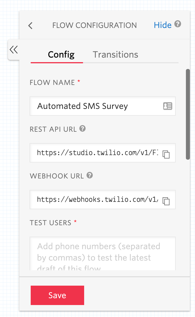 Flow configuration