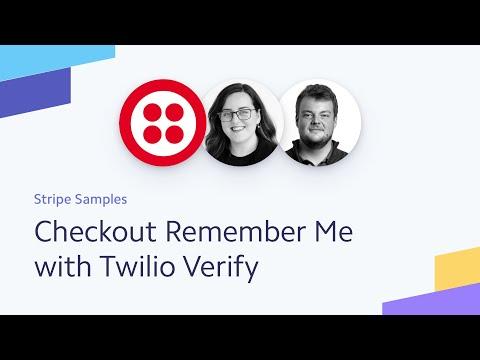 YouTube - Checkout Remember Me with Twilio Verify