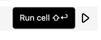 run cell button