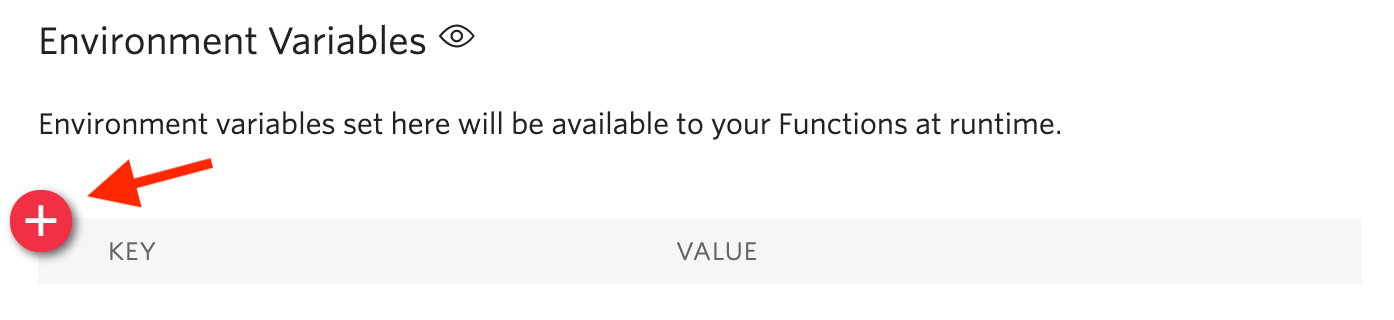 Add a new Functions environment variable
