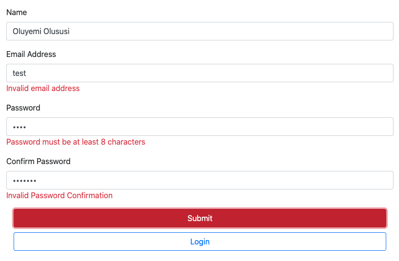 Registration Form