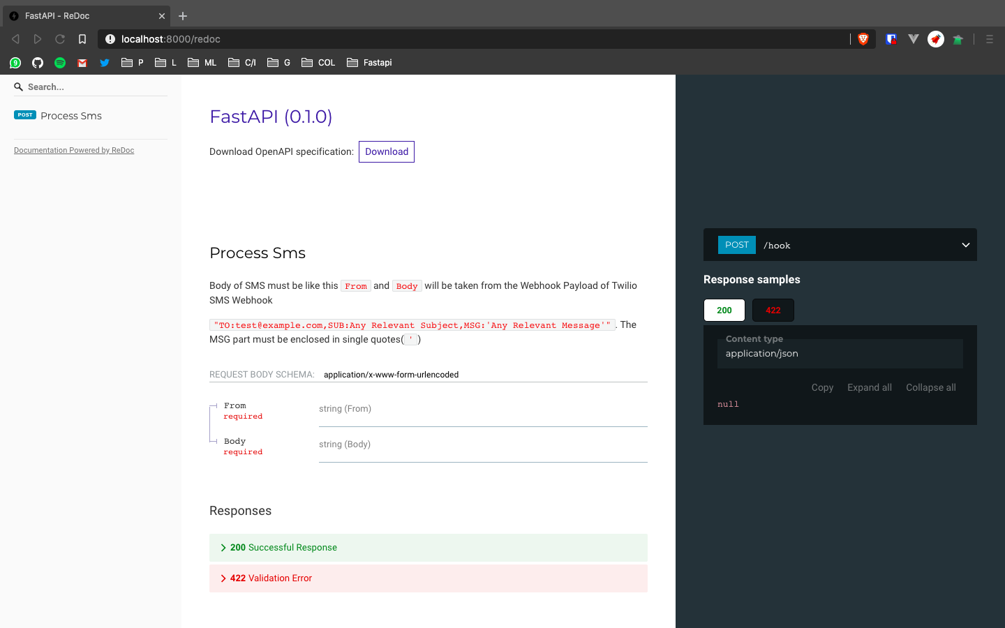 FastAPI&#x27;s ReDoc UI