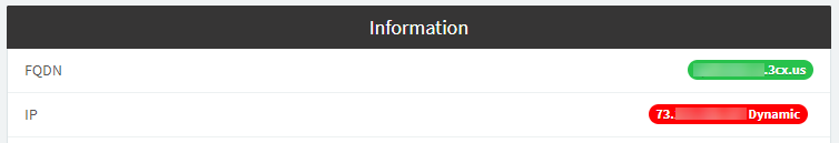 3cx fqdn and ip address