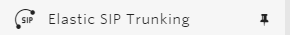 elastic sip trunking option