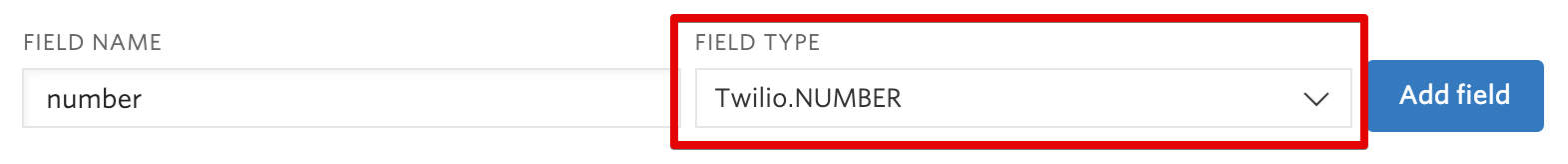 Campo variabile numerico