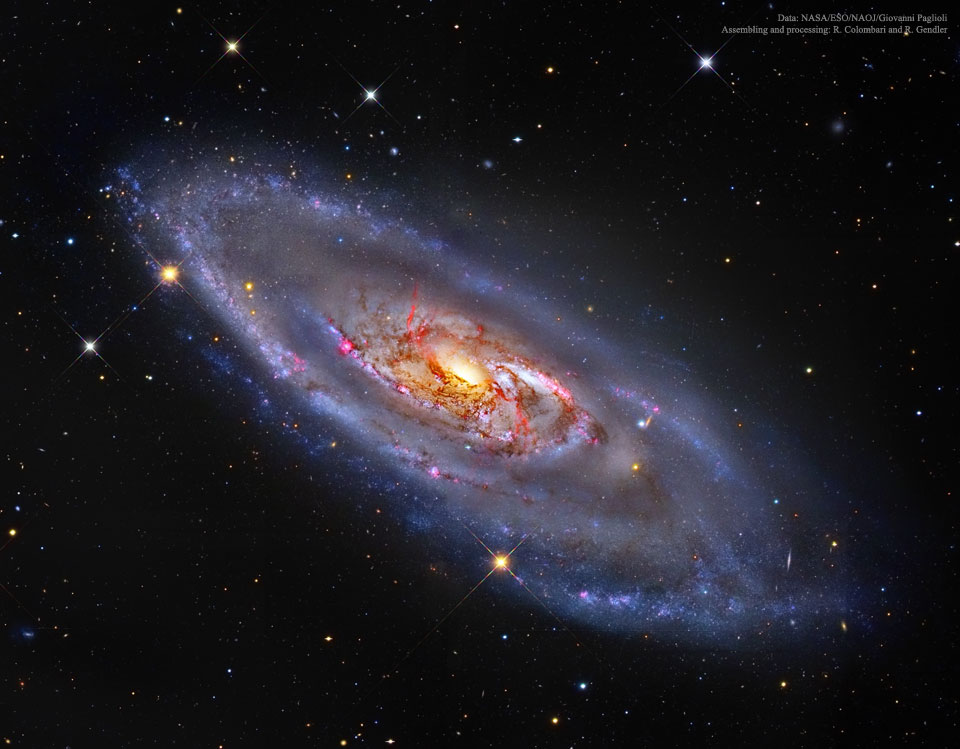 Photo of a galaxy from NASA&#39;s photo of the day API.