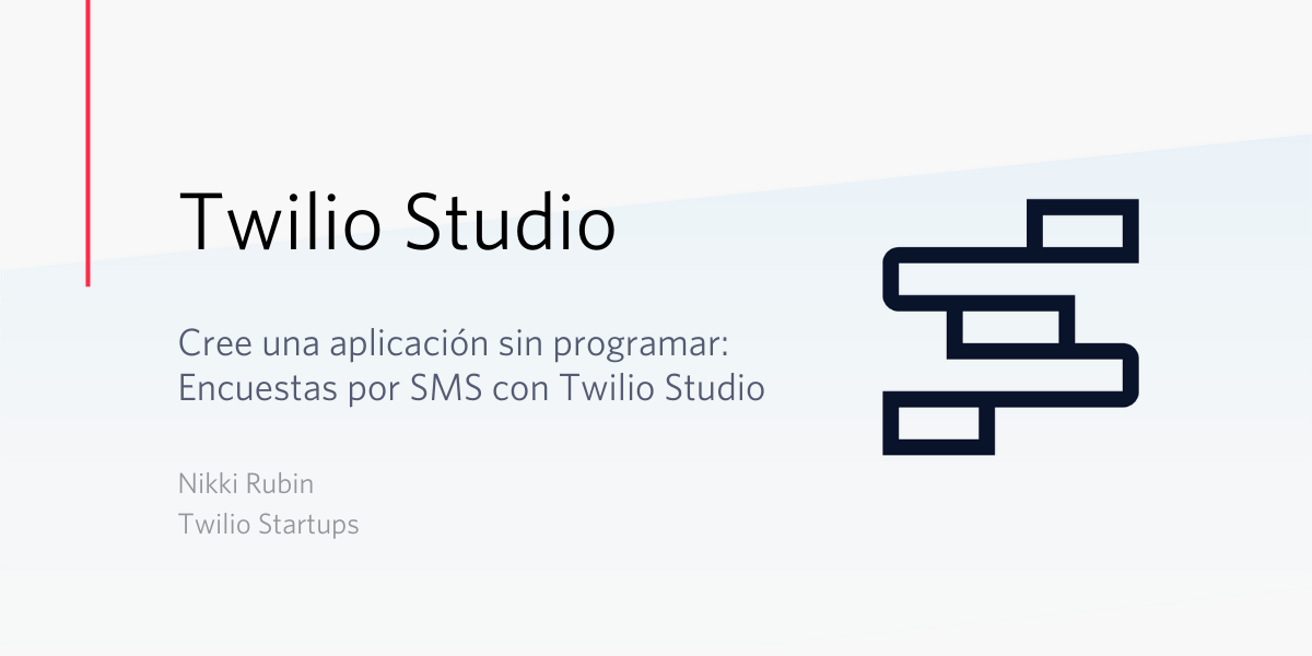 Encuestas por SMS con Twilio Studio
