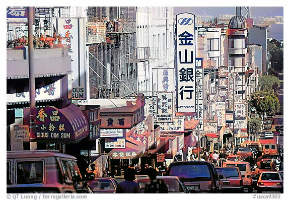 colorized output of B&W SF Chinatown photo