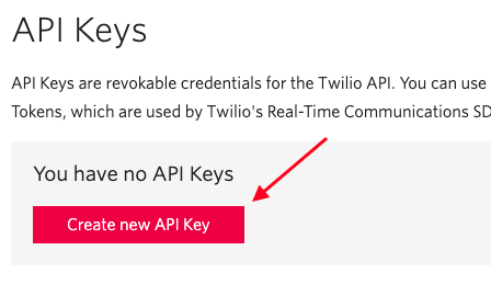 Criar API Key (chave de API)
