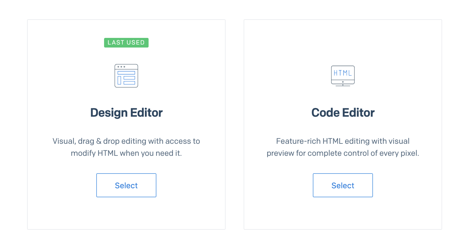 SendGrid Design Template Code Editor