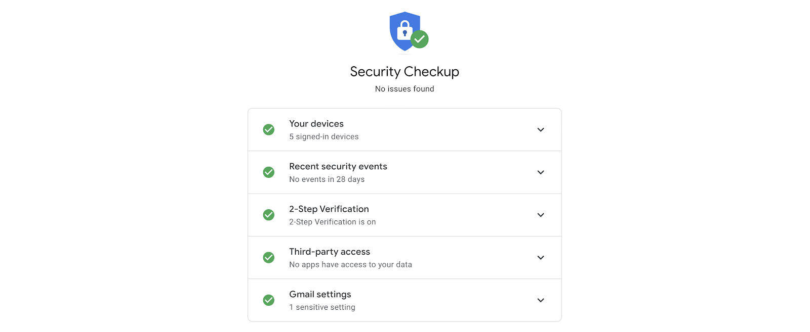 google security checkup