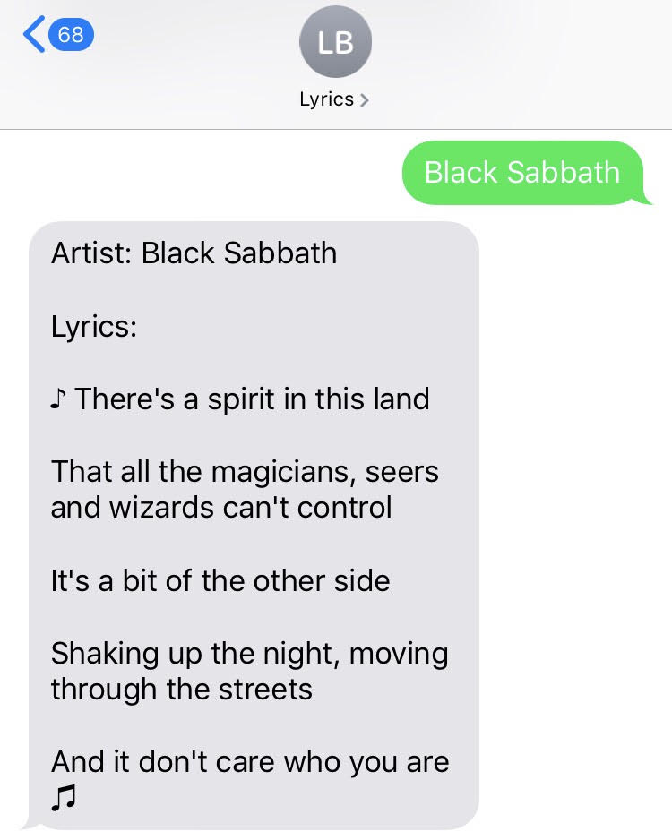 Computer-generated Black Sabbath lyrics