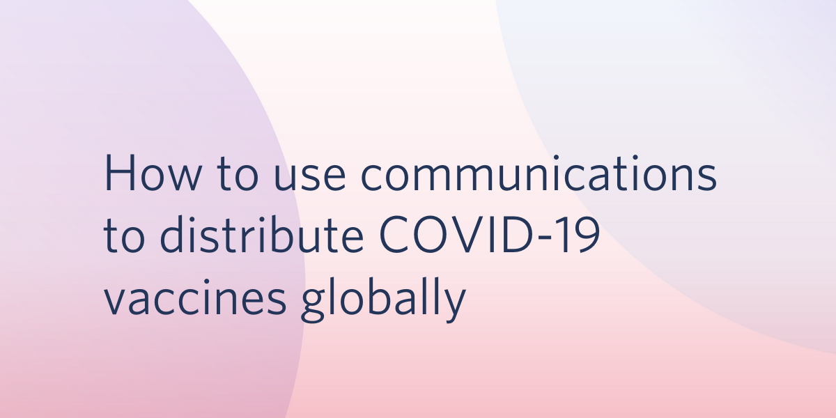 COVID-19 vaccine distribution