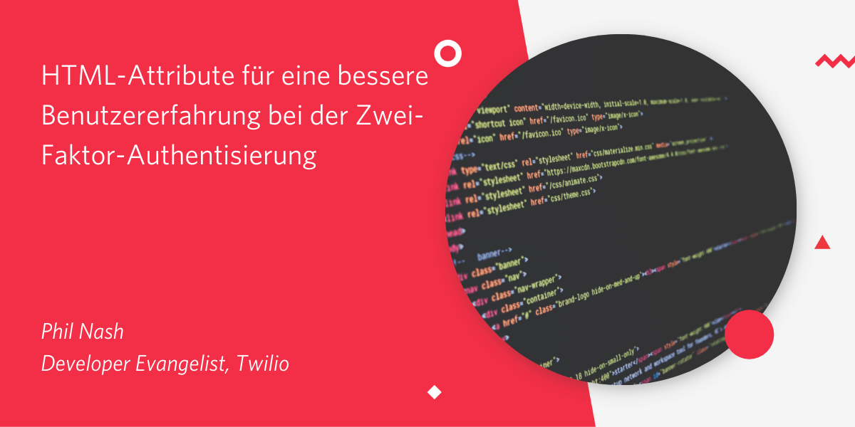 HTML-Attribute für eine bessere Benutzererfahrung bei der Zwei-Faktor-Authentisierung