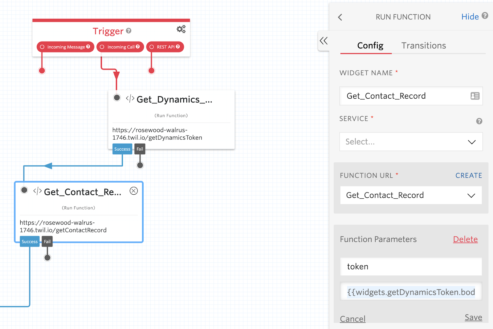 Getting contact information from Dynamics 365