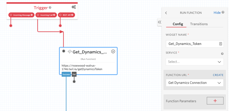 Como obter o token do Dynamics 365 no Twilio Studio