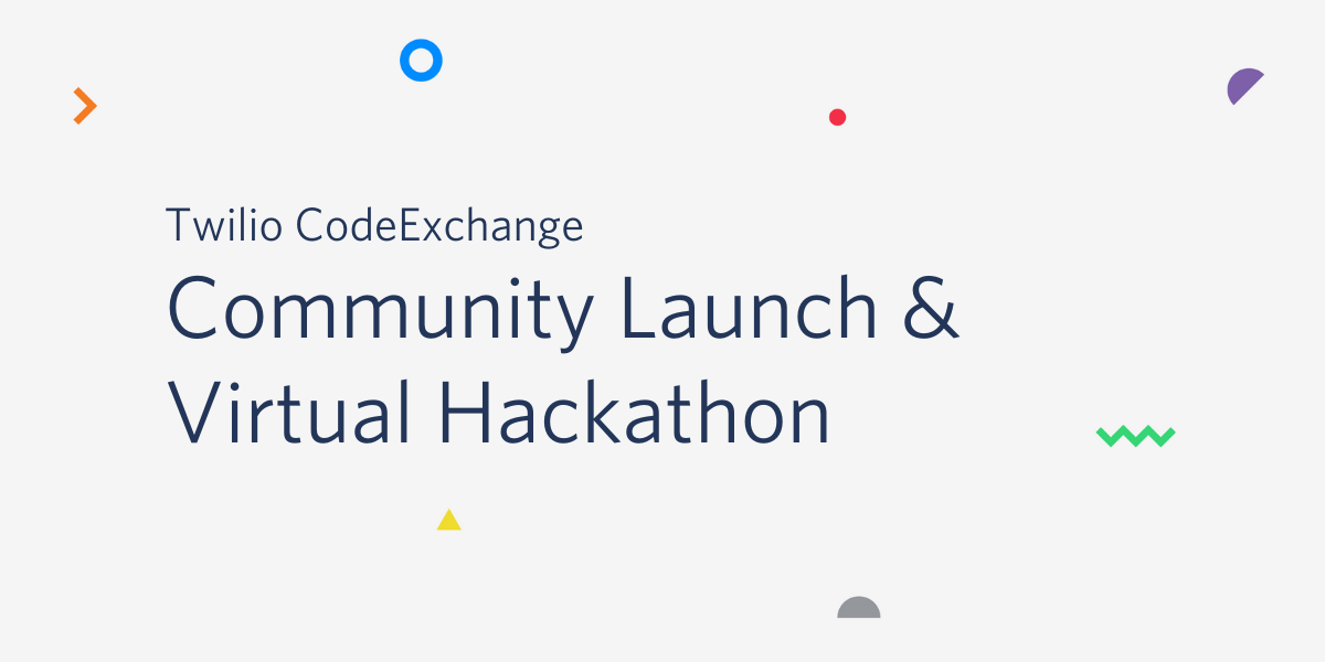 CodeExchange Launch Header with Hackathon