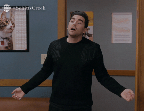 GIF with quote "Hey! It's Me!"