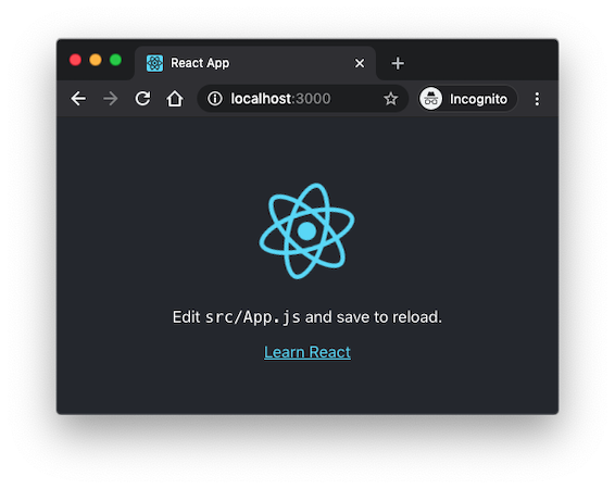 React starter application