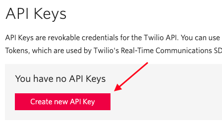 Create an API key