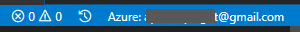 visual studio code status bar