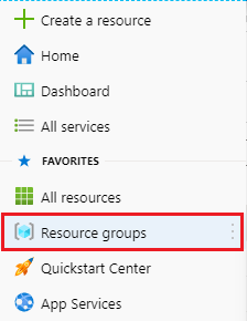 resource groups option