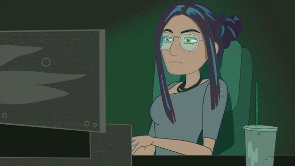 gif of girl concerned on the computer saying "They knew about this....?"