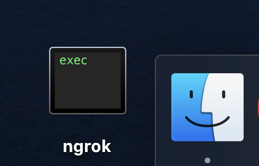ngrok executable file on desktop
