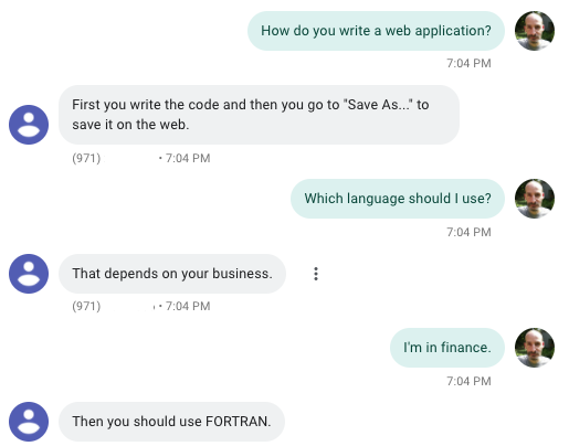 conversion with the openai chatbot