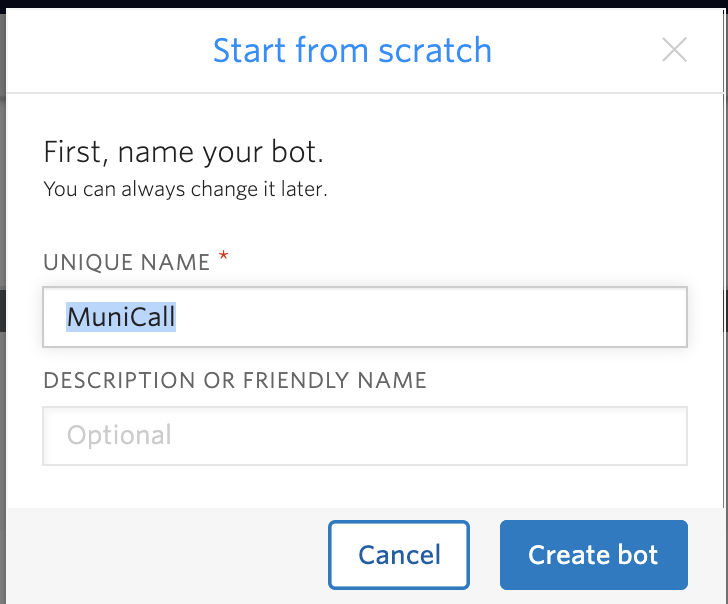 name your bot