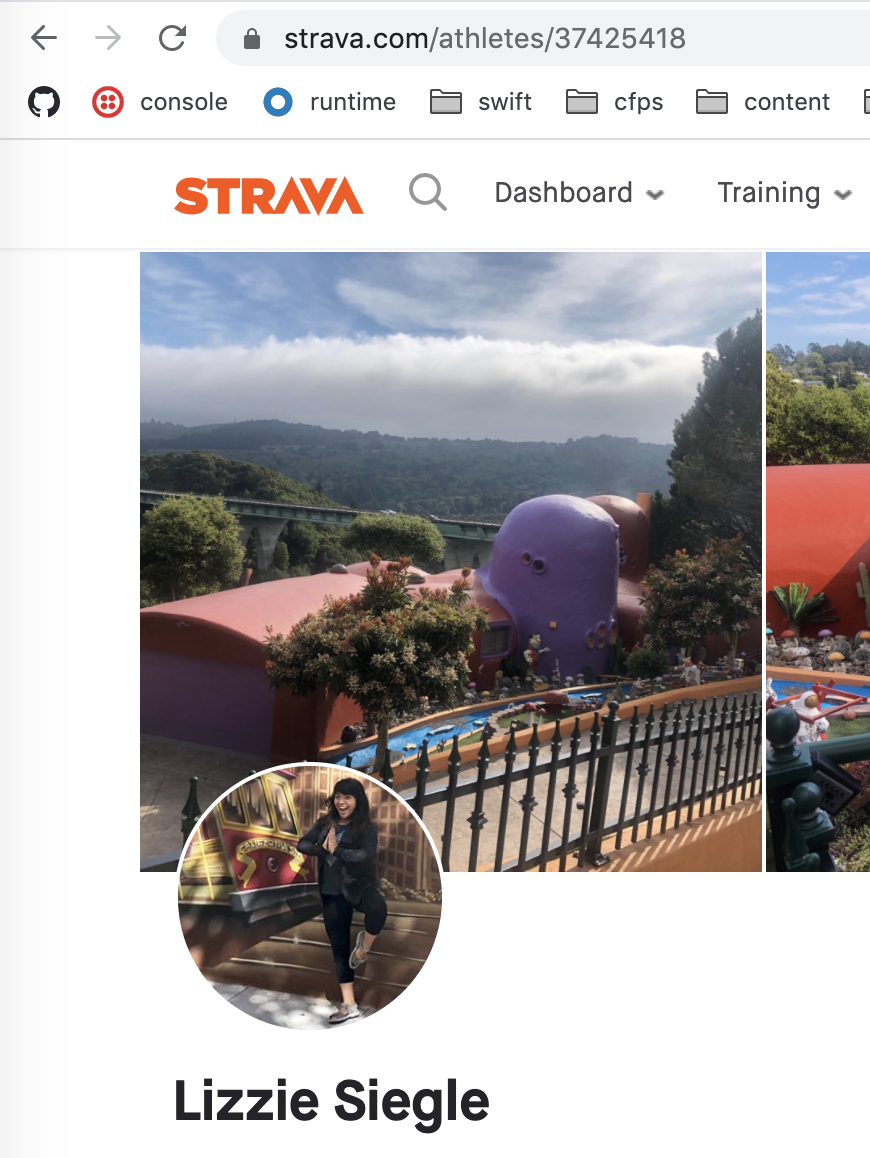 Strava profile ID