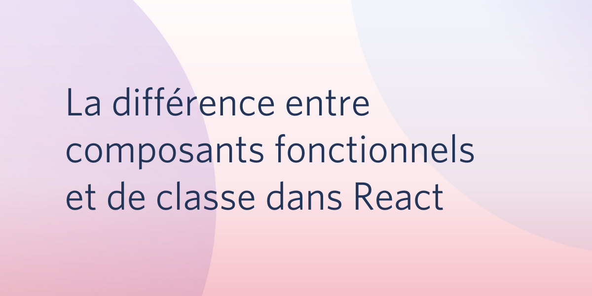 difference composants react