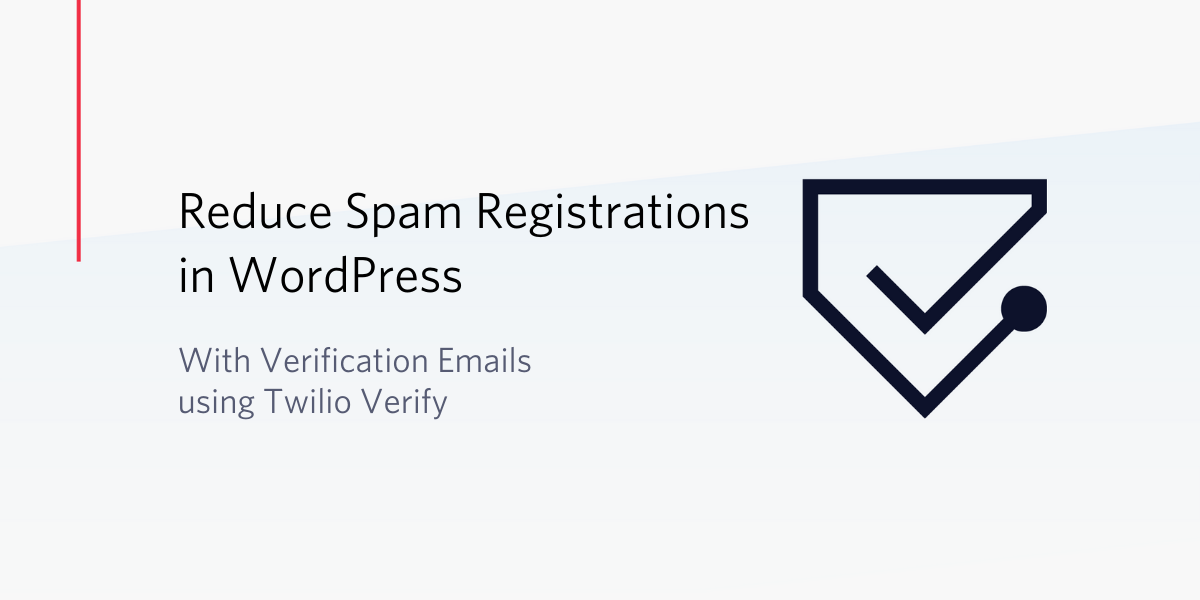 Reduce Spam Registrations in WordPress