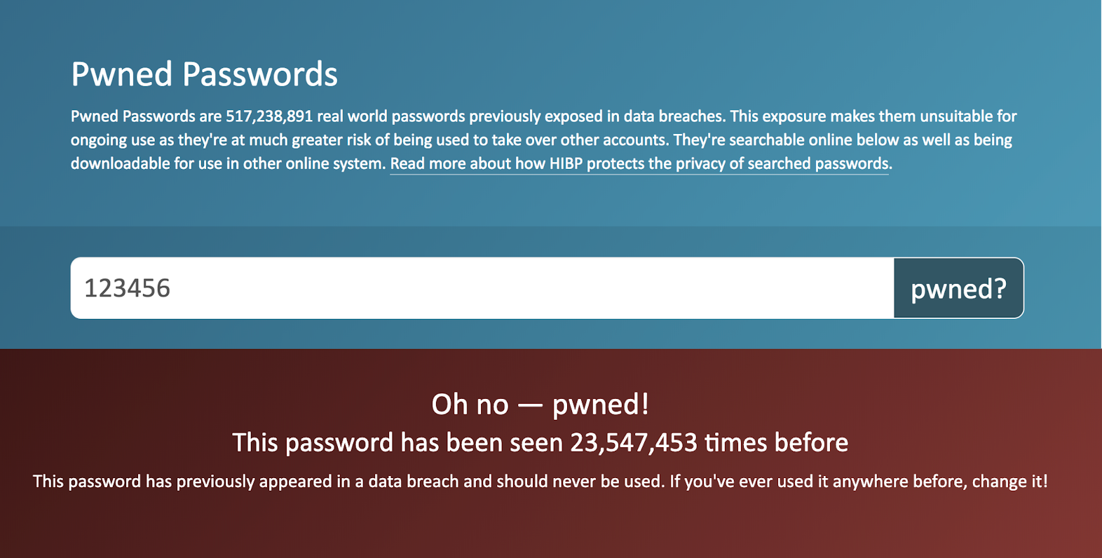 Pwned Password