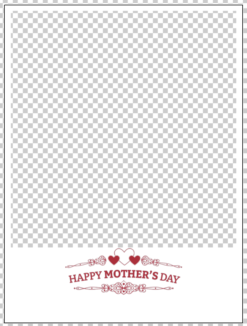 Overlay image of a frame with a graphic 'Happy Mothers Day'