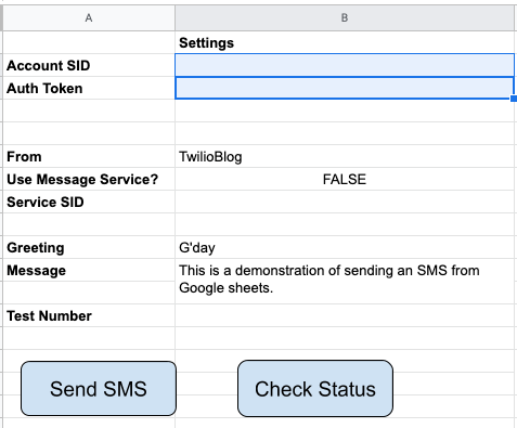 Specifying your message