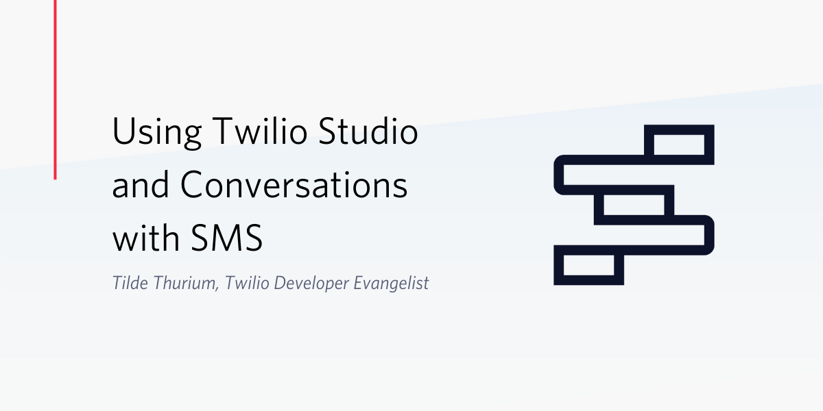 Using Twilio Studio and Twilio Conversations with SMS