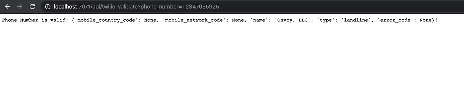 browser invocation of the azure function
