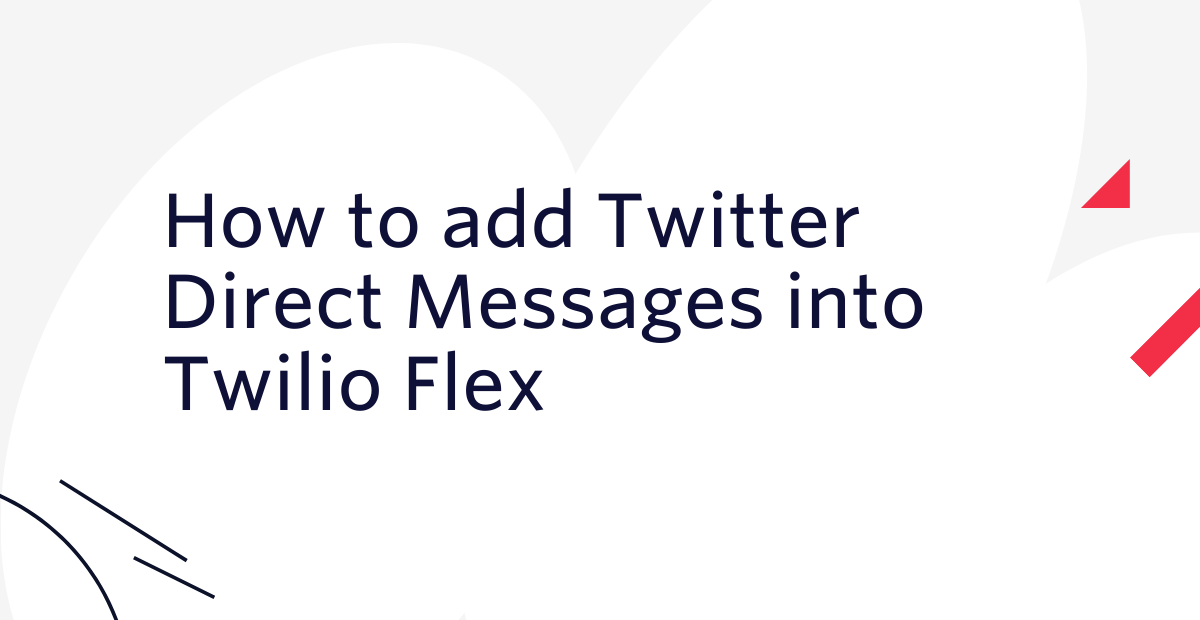 Twilio Flex x Twitter Header