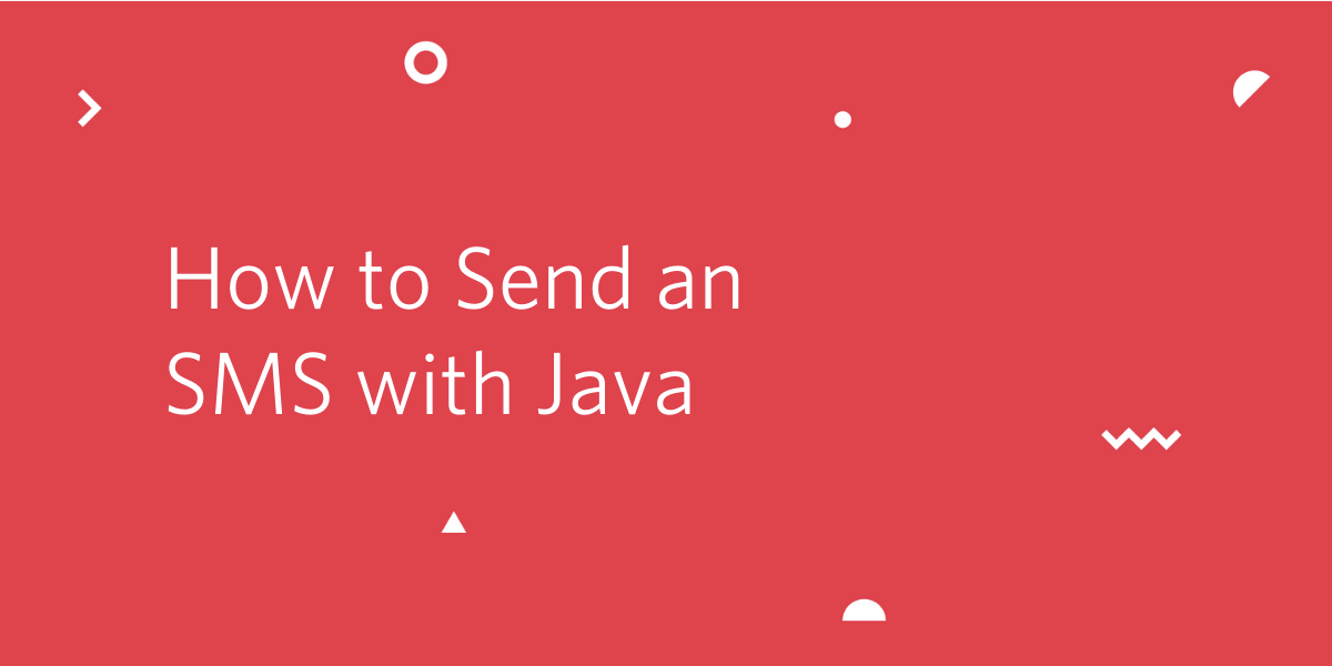 header - How to Send an SMS with Java