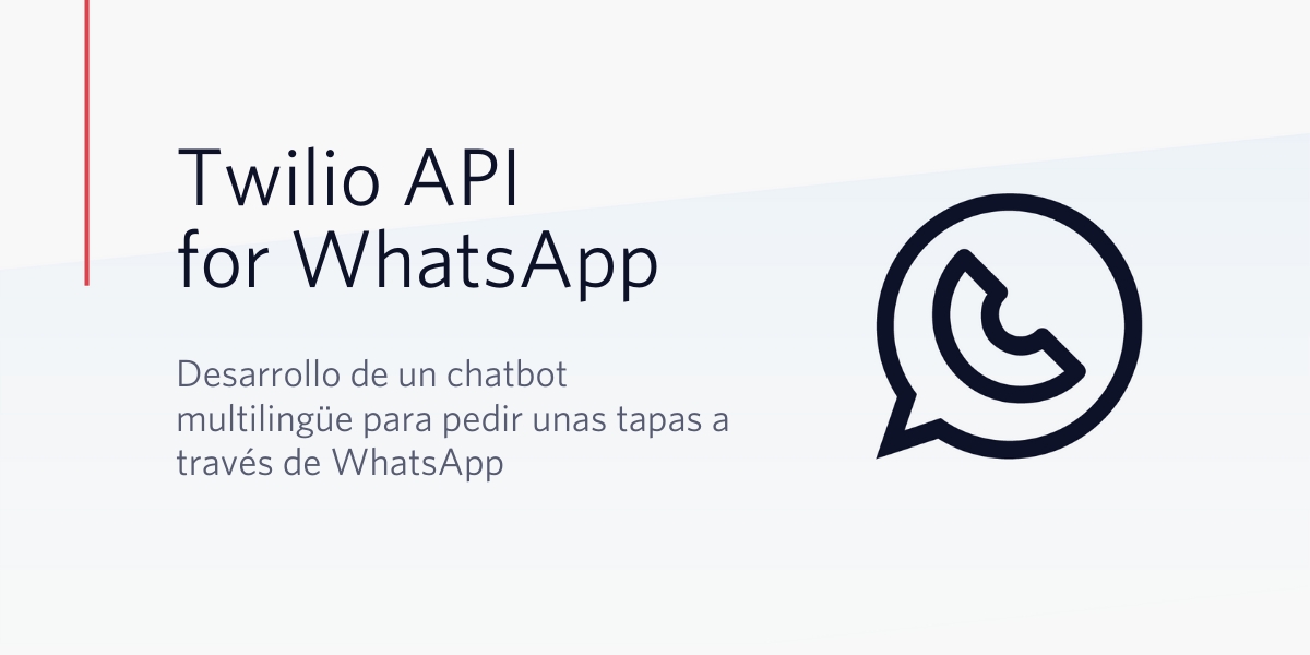 Crea un chatbot multilingüe para pedir unas tapas a través de WhatsApp