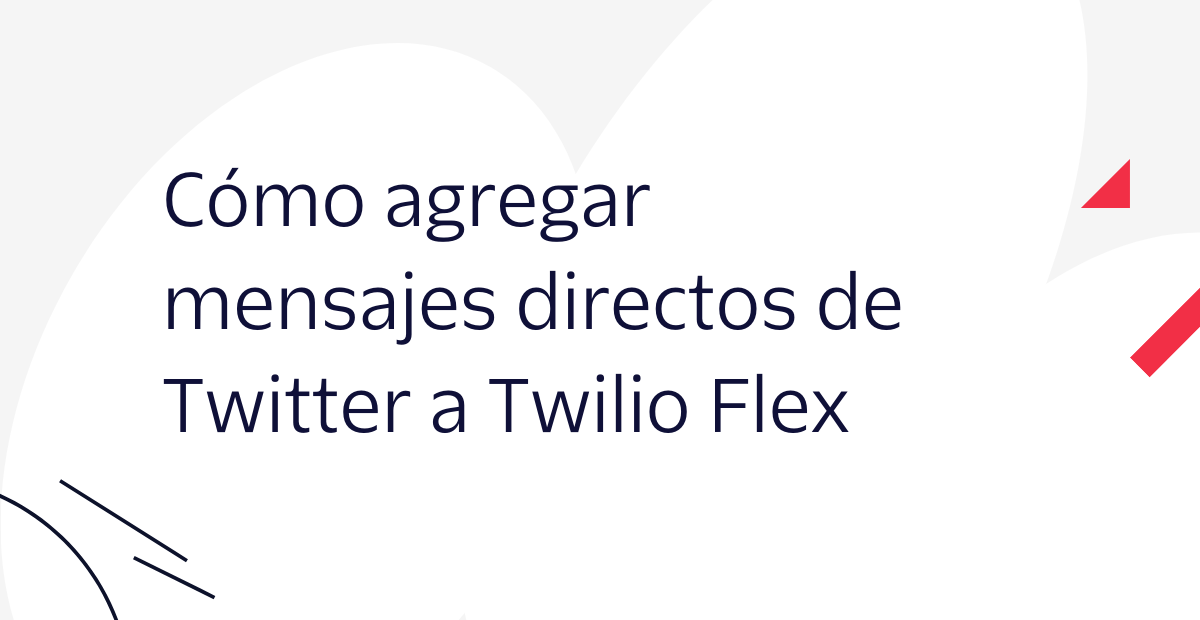 Twilio Flex x Twitter Header