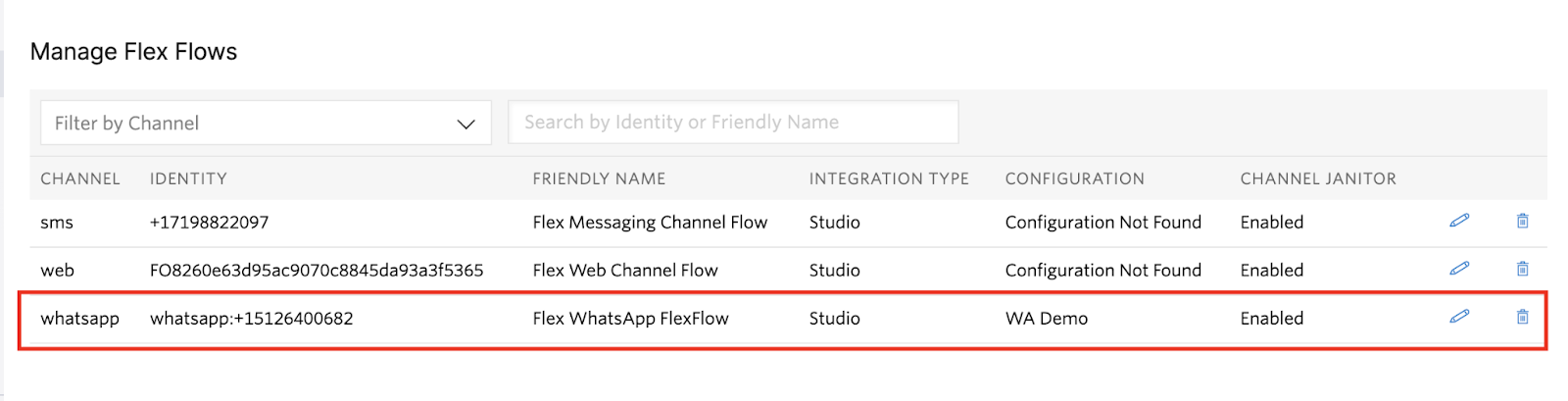 Twilio Flex Flows